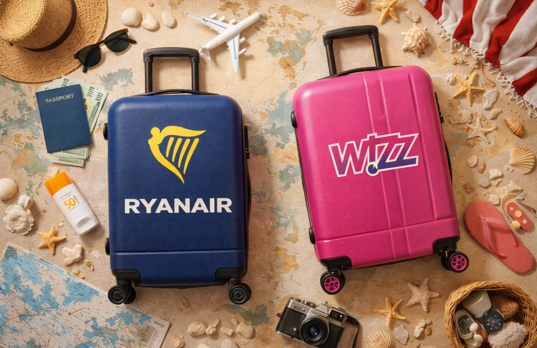 Porównanie wymagań bagażowych Ryanair i Wizz Air – jak wybrać walizkę na 2026 rok